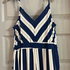 Altar'd State | Striped Pants Jumpsuit Romper